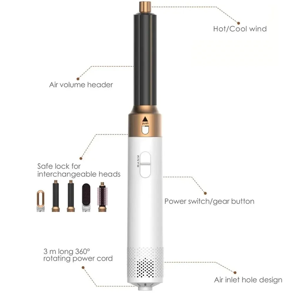 QuickStyle 5X™ 5-in-1-Gerät für das perfekte Styling