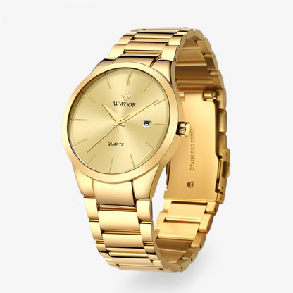 Marcello | Luxuriöse goldene Herrenuhr