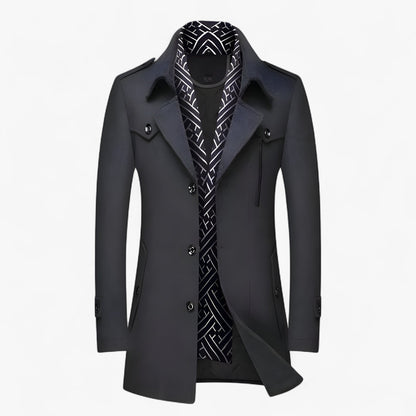 King | Mittellanger Wollmantel