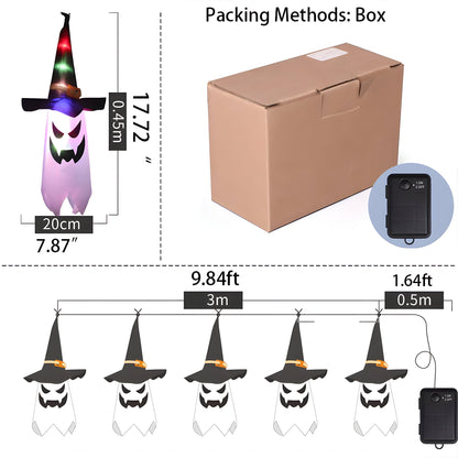 LED-Kürbislichter - Batteriebetrieben für ein gruseliges Leuchten im Freien