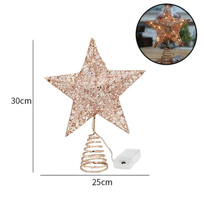 Sternenähnlich Elegant | Oben Stern Ornamente Weihnachtslicht - Beleuchten Sie Ihre Jahresendfeier
