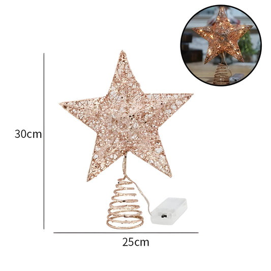 Sternenähnlich Elegant | Oben Stern Ornamente Weihnachtslicht - Beleuchten Sie Ihre Jahresendfeier