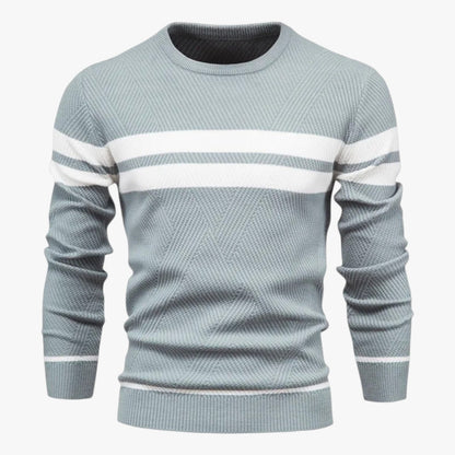 Adam | Eleganter Männer-Sommerpulli mit warmem, schlankem Schnitt und floraler Stil