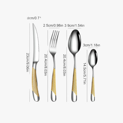 Kaeli | Besteckset aus Edelstahl für die ganze Familie