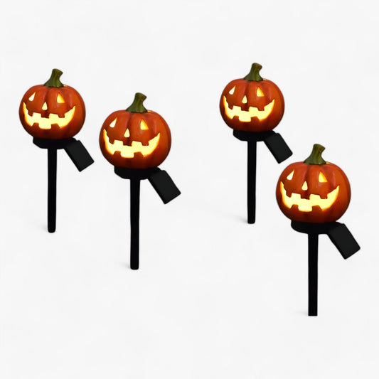 Solar Halloween-Dekorationen Kürbisse - Beleuchten Sie Ihren Garten