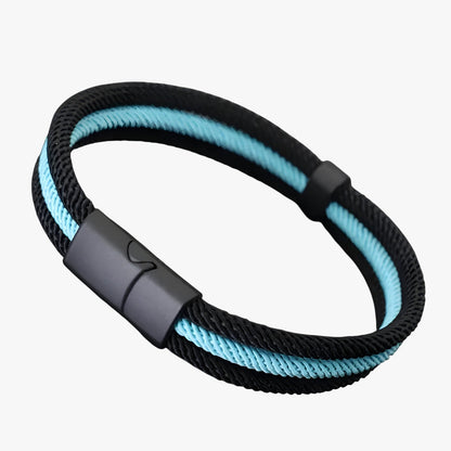 River | Herren Nautik-Armband mit Knoten und abnehmbarer Verschluss