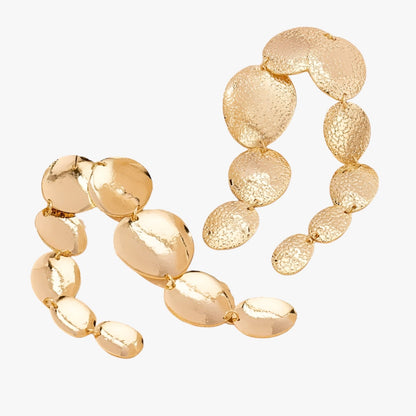 Eloise | Elegante geometrische lange Damenohrhänger