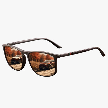 Jasper | Vintage-gestreifte polarisierte Sonnenbrille