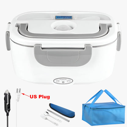 FreshHeat | Elektrische Lunchbox - Tragbarer Lebensmittelwärmer für Büro und Schule