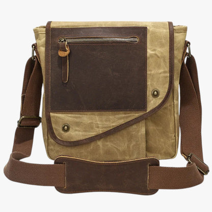 Alex | Vintage RFID-geschützte und wasserdichte Schultertasche