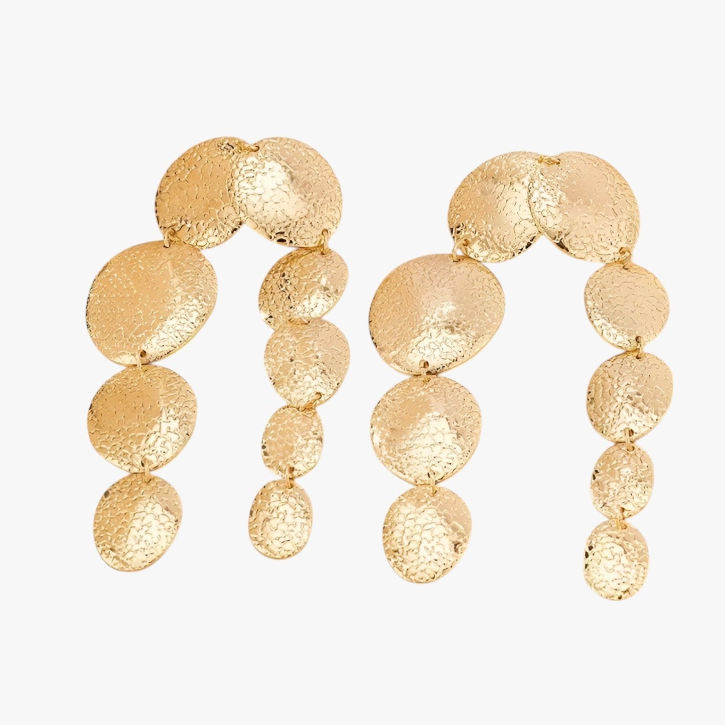 Eloise | Elegante geometrische lange Damenohrhänger