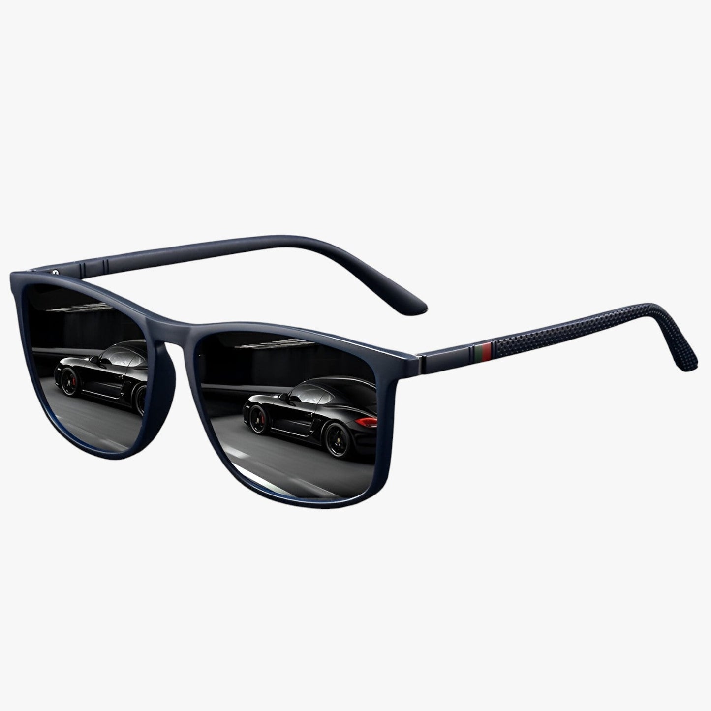 Jasper | Vintage-gestreifte polarisierte Sonnenbrille