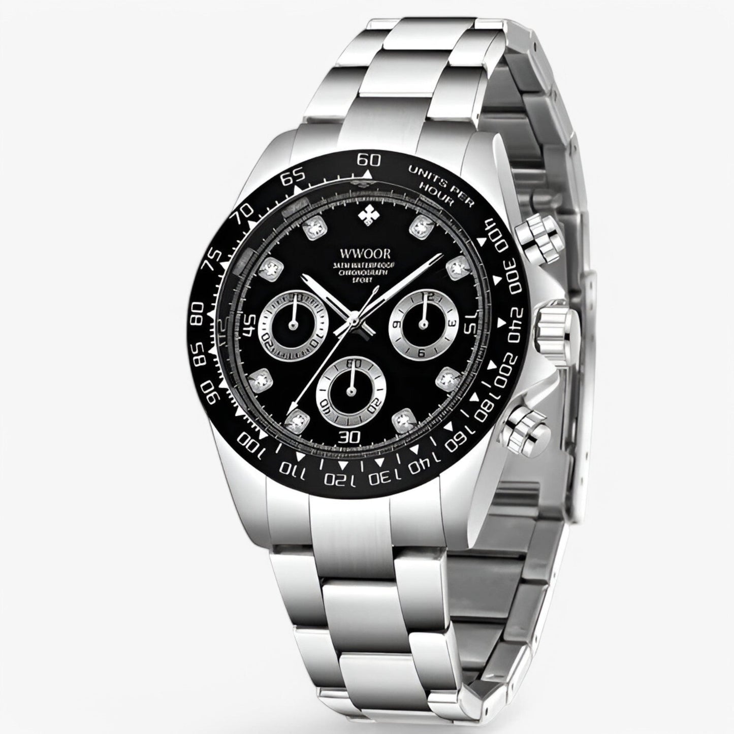 Kashmir | Luxus Chronograph Uhr aus Edelstahl