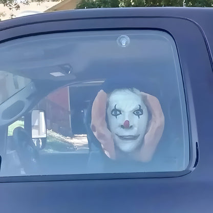 Hängende Clownmaske - Gruselige Halloween-Dekoration
