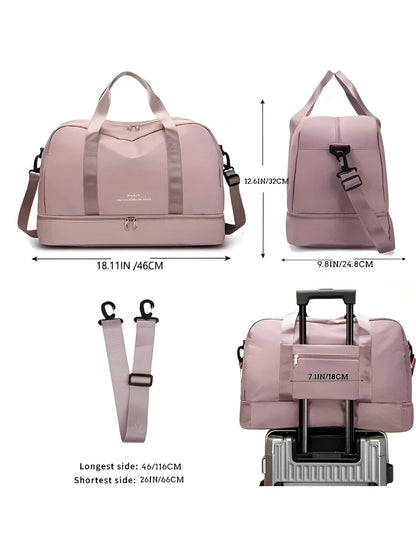 Erweiterbare Reisetasche für Sport und Wochenendausflüge