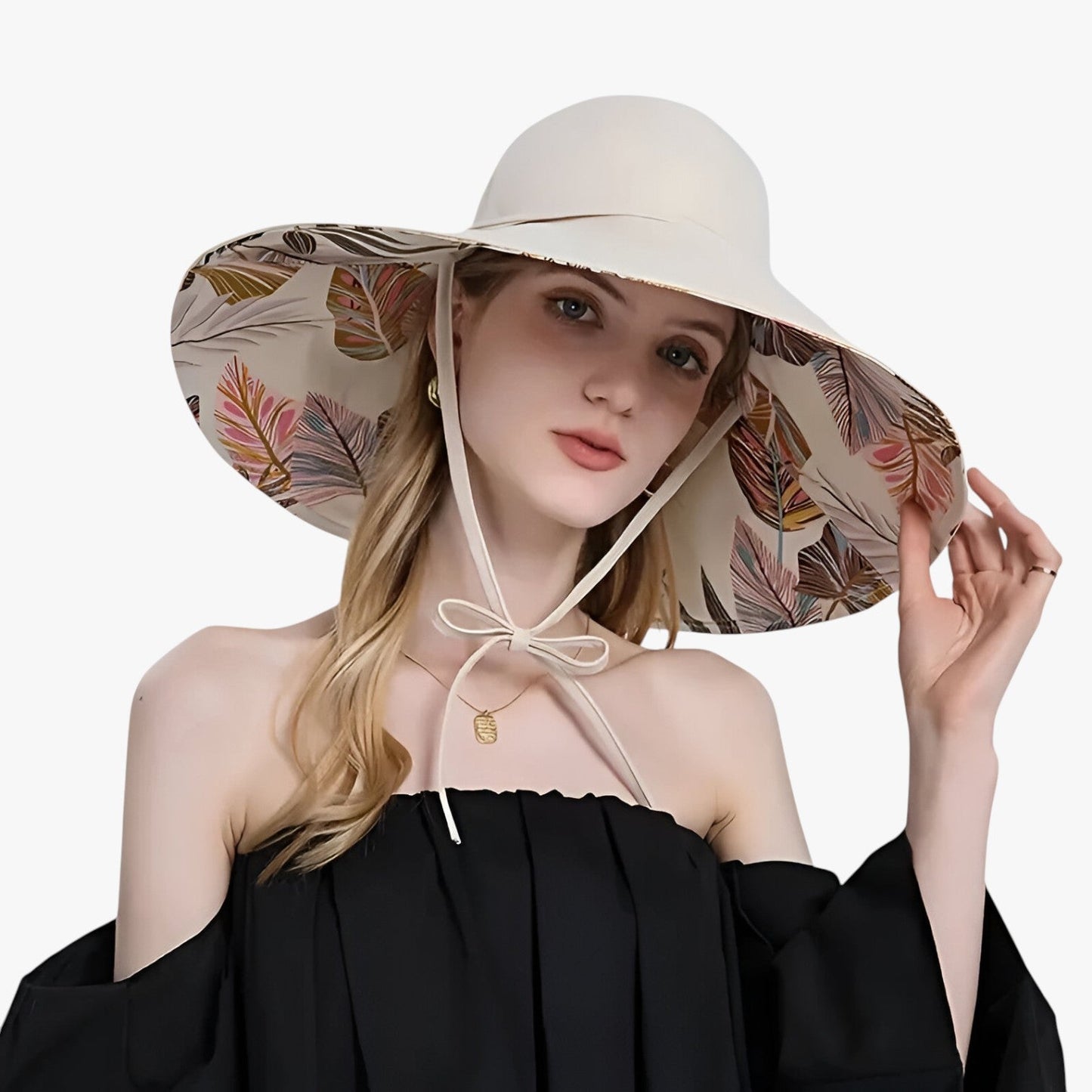 Marjorie | Sommerhut mit breitem Rand – Ultima UV-Schutz im Boho-Look