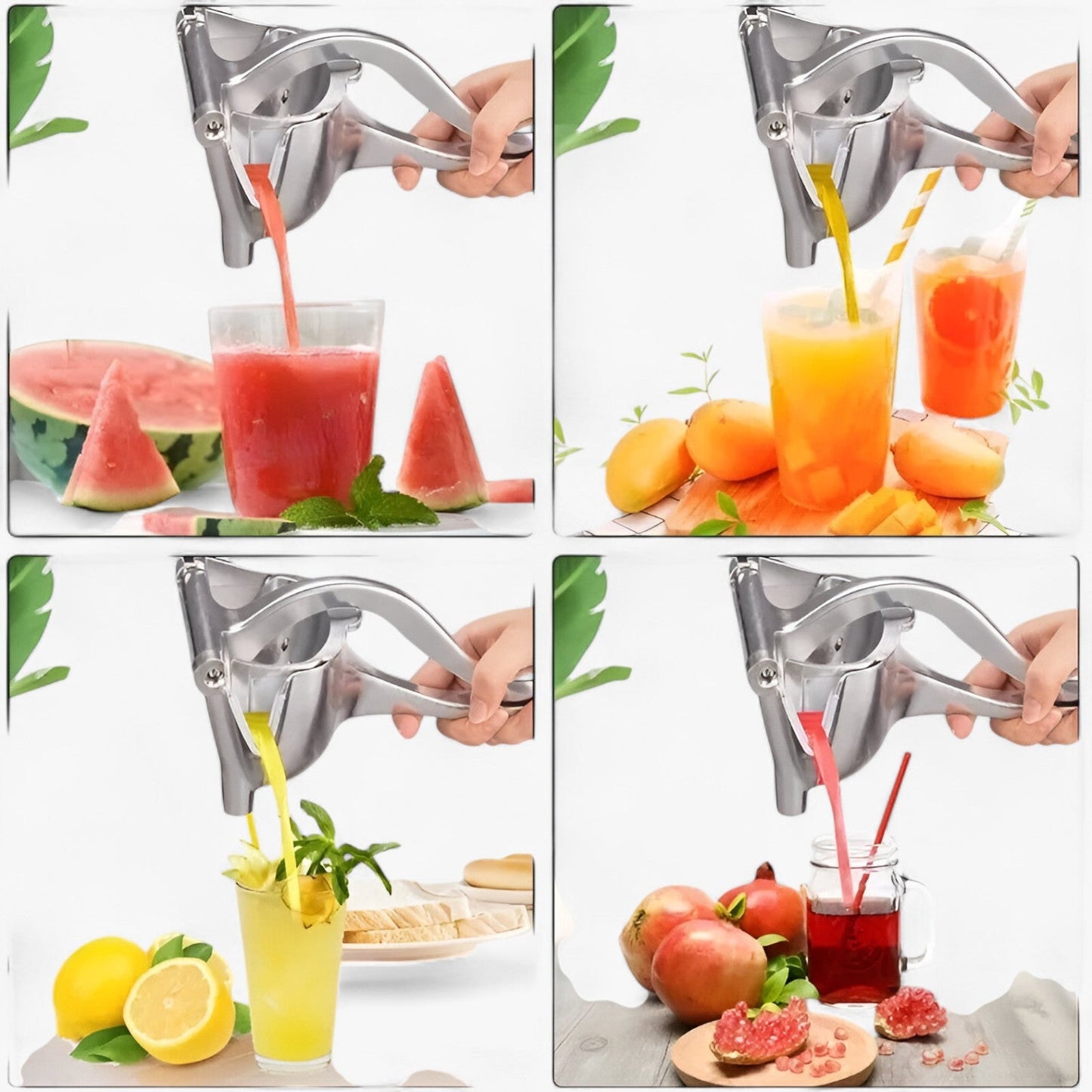 Manueller Entsafter: Jederzeit mühelos frischer Saft