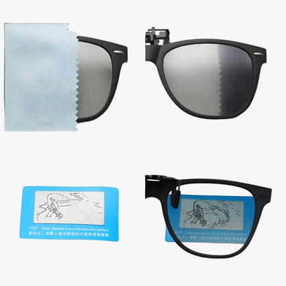 Archer | Polarisierte Flip-Up Fahrbrille – Klare Sicht bei Tag und Nacht