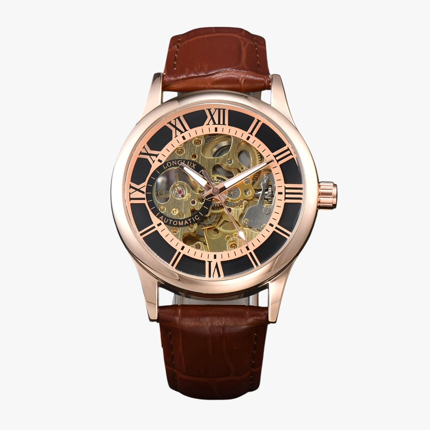 Robert | Elegante wasserdichtes Armbanduhr aus Leder