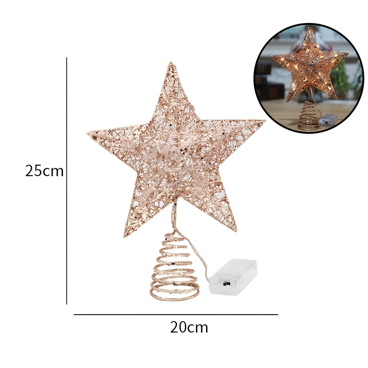 Sternenähnlich Elegant | Oben Stern Ornamente Weihnachtslicht - Beleuchten Sie Ihre Jahresendfeier