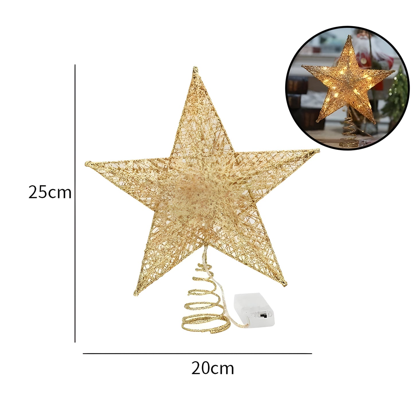 Sternenähnlich Elegant | Oben Stern Ornamente Weihnachtslicht - Beleuchten Sie Ihre Jahresendfeier
