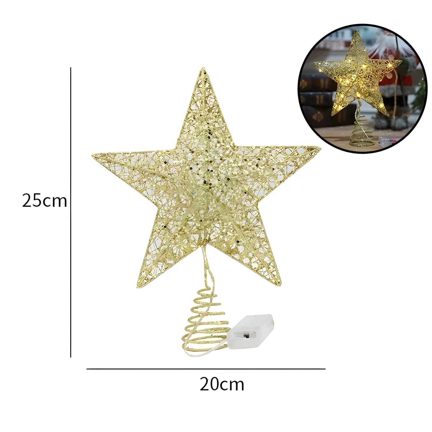 Sternenähnlich Elegant | Oben Stern Ornamente Weihnachtslicht - Beleuchten Sie Ihre Jahresendfeier