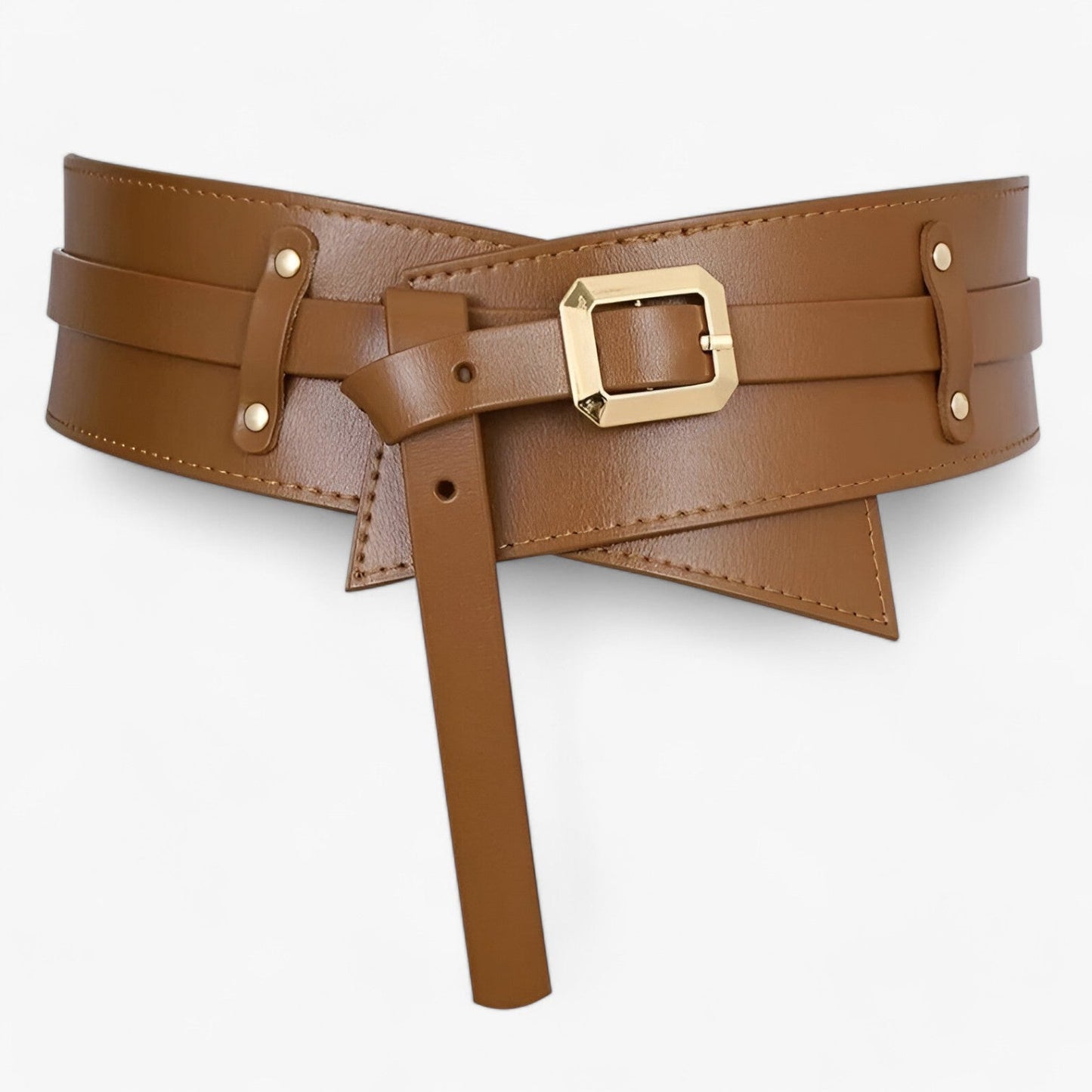 Multifunktionaler Echtleder-Taillengürtel mit Stil