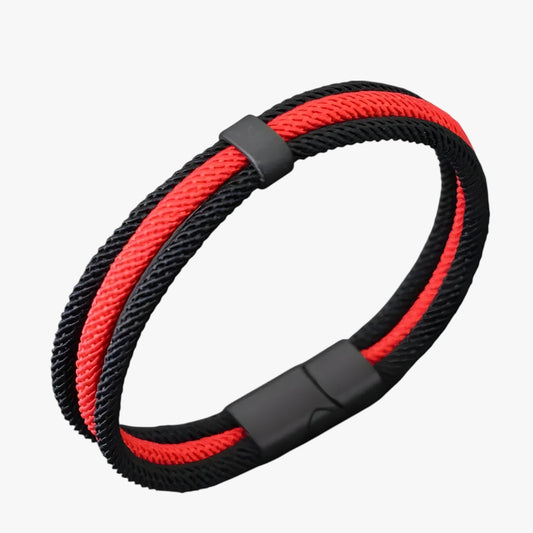 River | Herren Nautik-Armband mit Knoten und abnehmbarer Verschluss