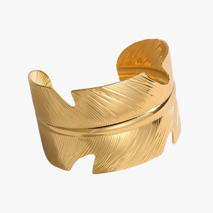 Jade | Boho-Cuff-Armband aus Edelstahl mit verstellbarem Design – Vintage-Stil eManco