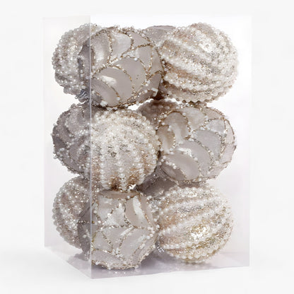 Funkeln | Hängende Weihnachtskugeln mit Pailletten – verleihen Sie Ihrer Baumdekoration Glamour