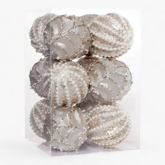 Funkeln | Hängende Weihnachtskugeln mit Pailletten – verleihen Sie Ihrer Baumdekoration Glamour