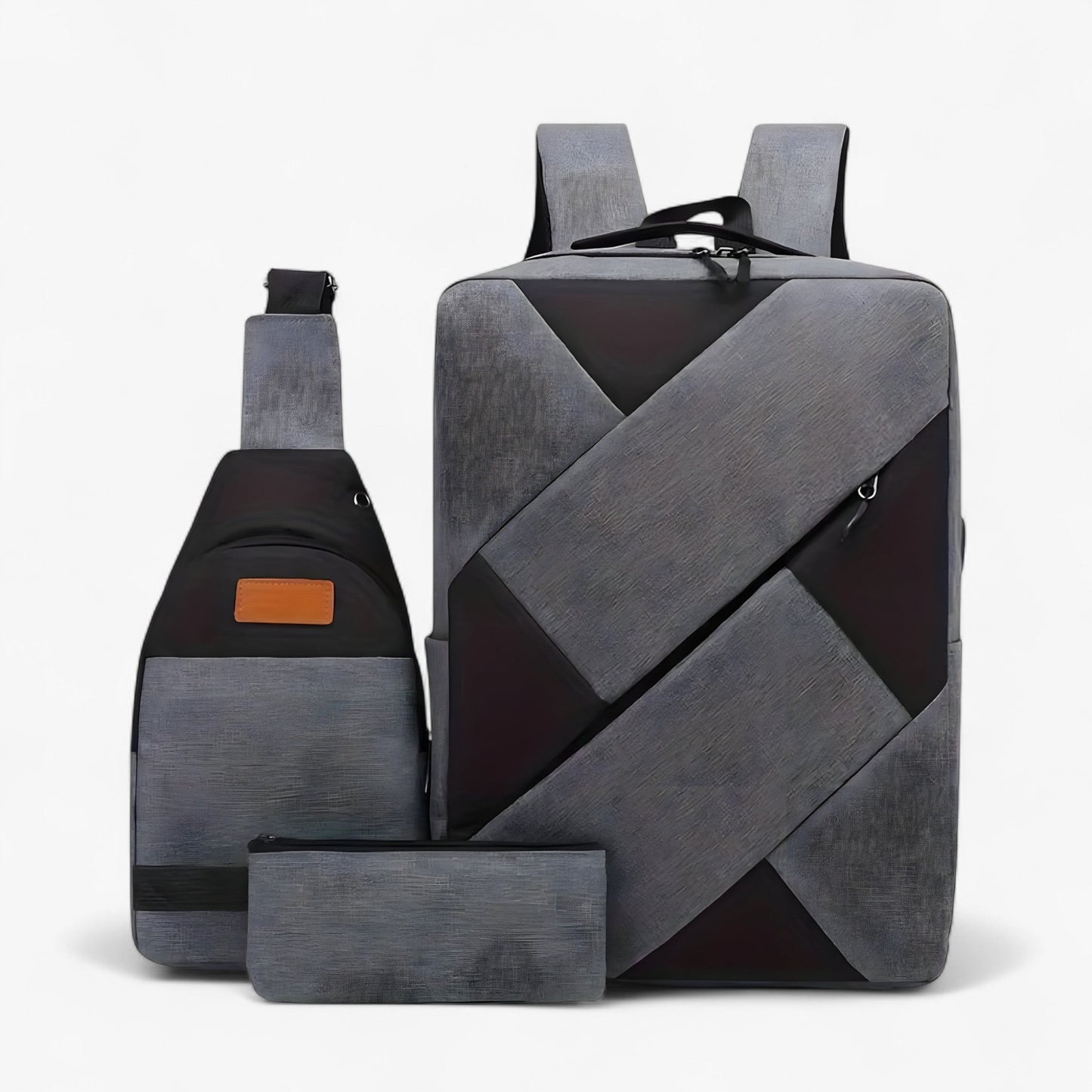 Evan | Set 3 in 1 mit Rucksack und passenden Accessoires