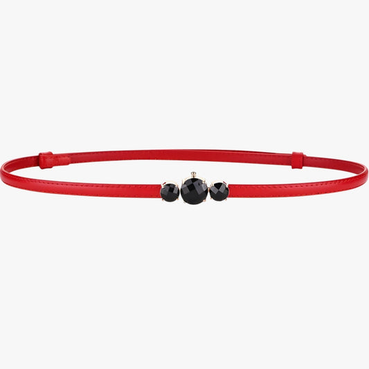 Caesy | Schmale Taille aus echtem Leder - Verstellbare Eleganz