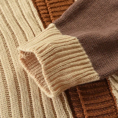 Ivan | Offener Herren-Kragen-V-Ausschnitt Cardigan: Eleganter Casual-Look und herbstlicher Komfort