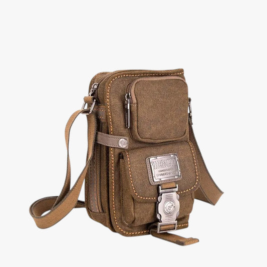 Evren | Elegant und praktisch: Die Canvas-Schultertasche, perfekt für jede Reise