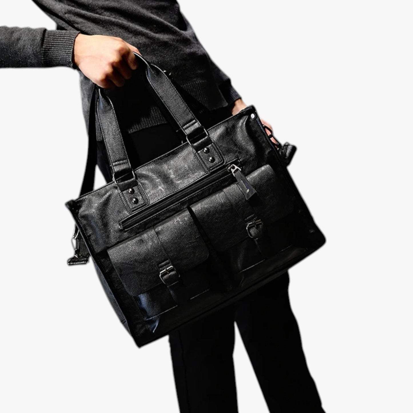 Jerry | Kunstleder Schulter-Geldbörse für Arbeit und Reisen