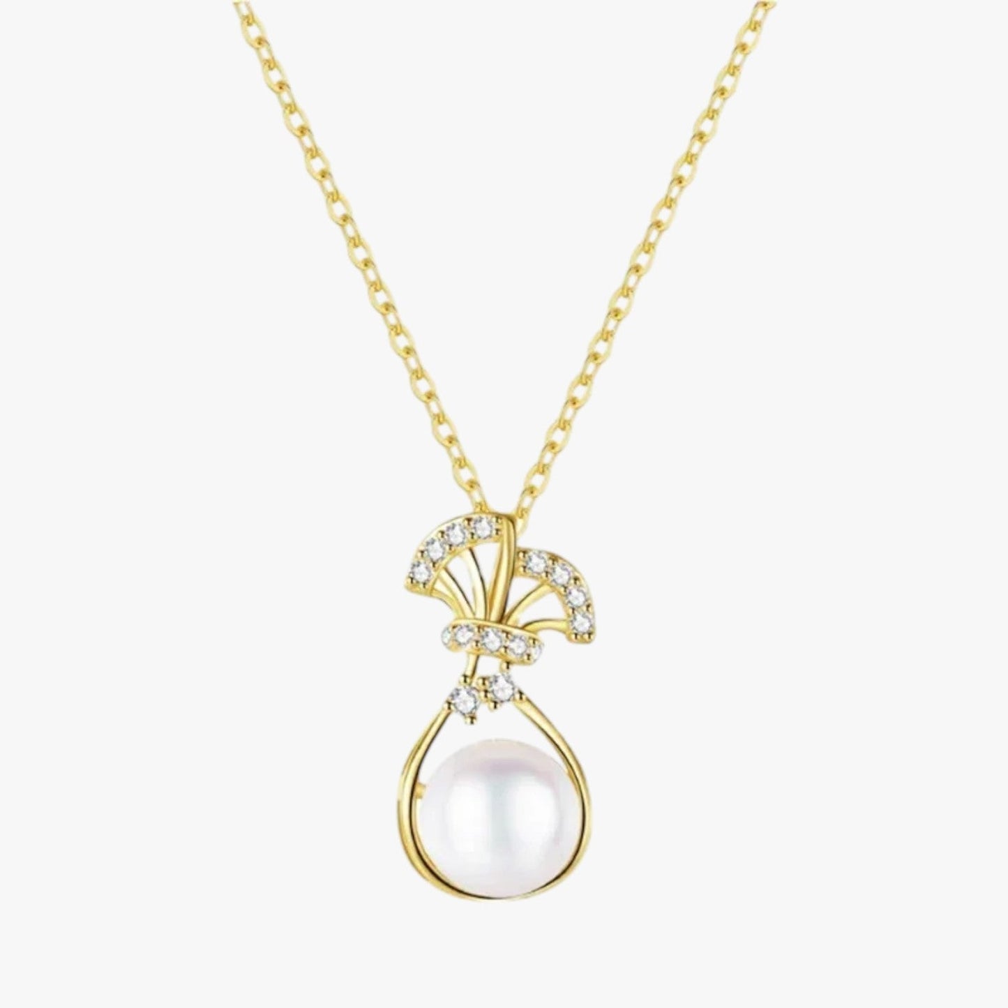 Elina | Kette und Tasche mit Imitationsperle Einzigartige Eleganz für besondere Anlässe