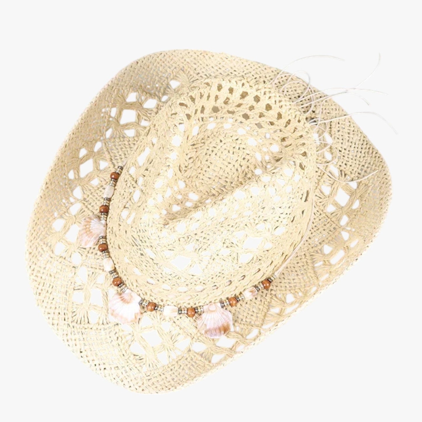 Skye | Cowboy-Hut Unisex aus Vintage-Stroh