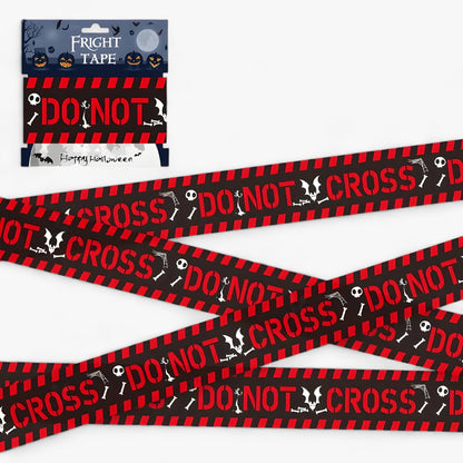 Bandeau Warnung Totenkopf Halloween - Gruselige Dekoration für Partys
