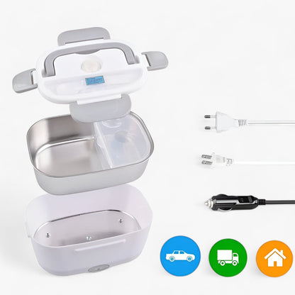 FreshHeat | Elektrische Lunchbox - Tragbarer Lebensmittelwärmer für Büro und Schule