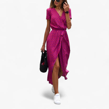 Nery - Elegantes Kleid mit V-Ausschnitt