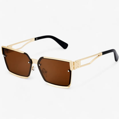 Gregorius | Vintage Punk Quadratische Metallrahmen Sonnenbrille