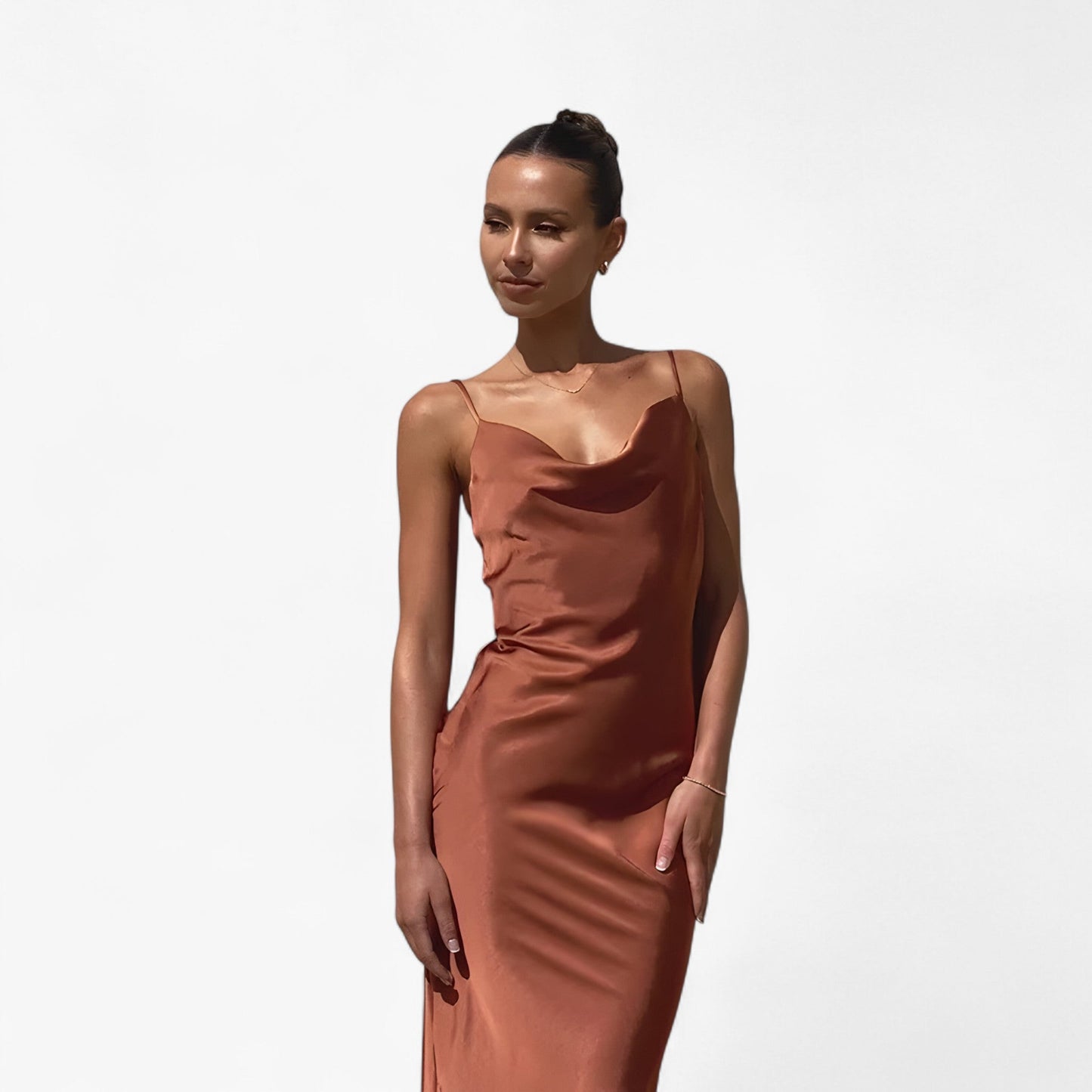 Dianne | Lang gown aus Seide