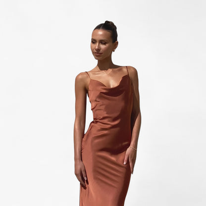 Dianne | Lang gown aus Seide