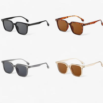 Felix | Unisex Retro-Stil Vintage Quadrat Sonnenbrille