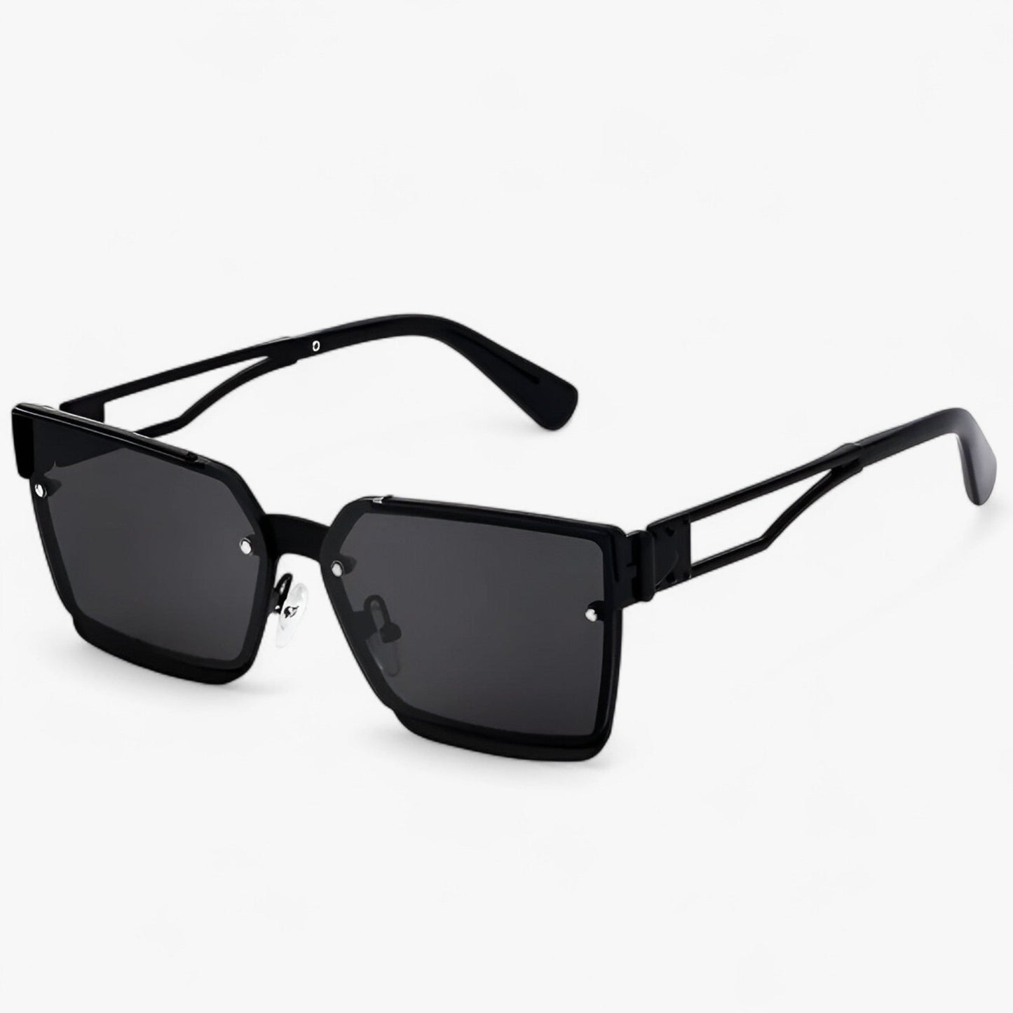 Gregorius | Vintage Punk Quadratische Metallrahmen Sonnenbrille