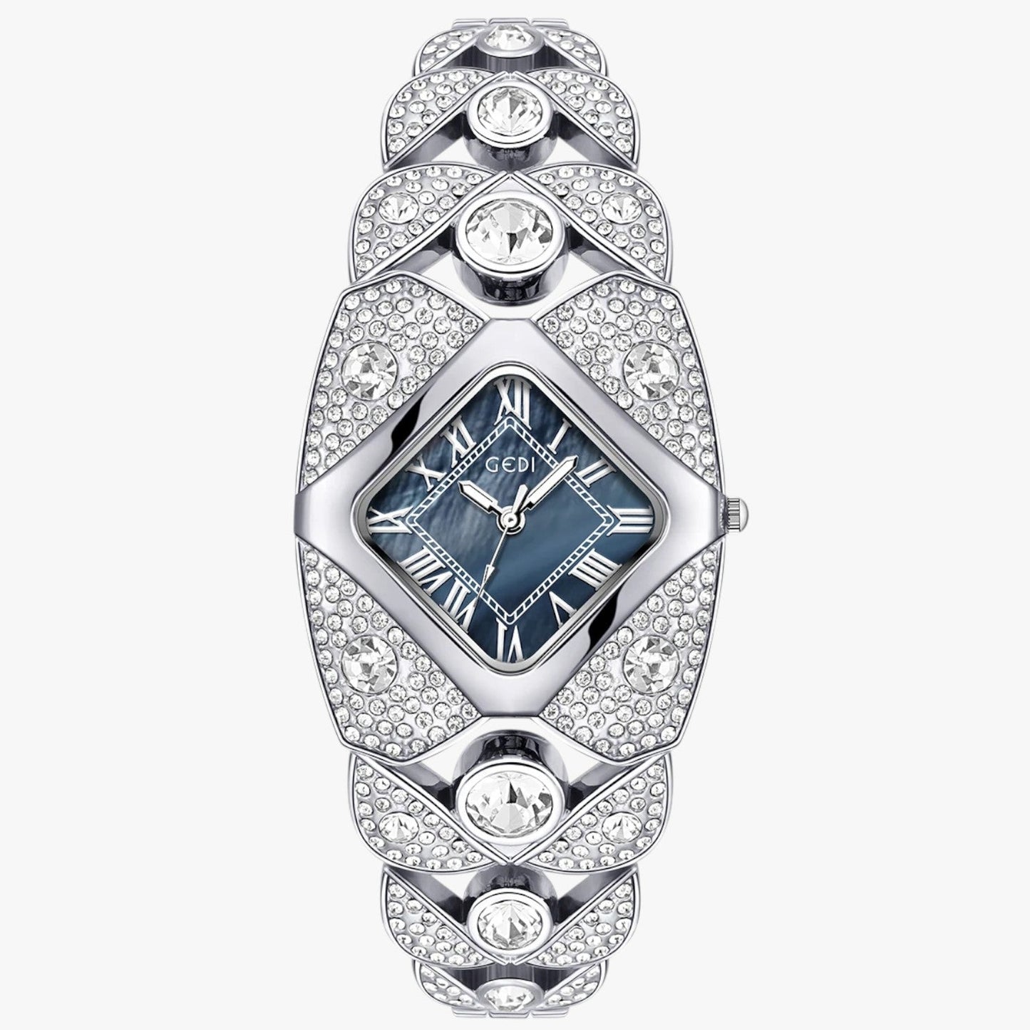 Callie | Damenuhr 2025 Eleganz mit Licht, Diamanten und wasserdichtem Design