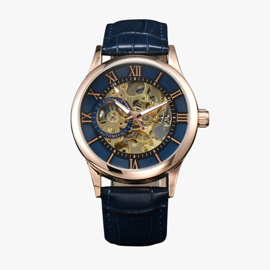 Robert | Elegante wasserdichtes Armbanduhr aus Leder