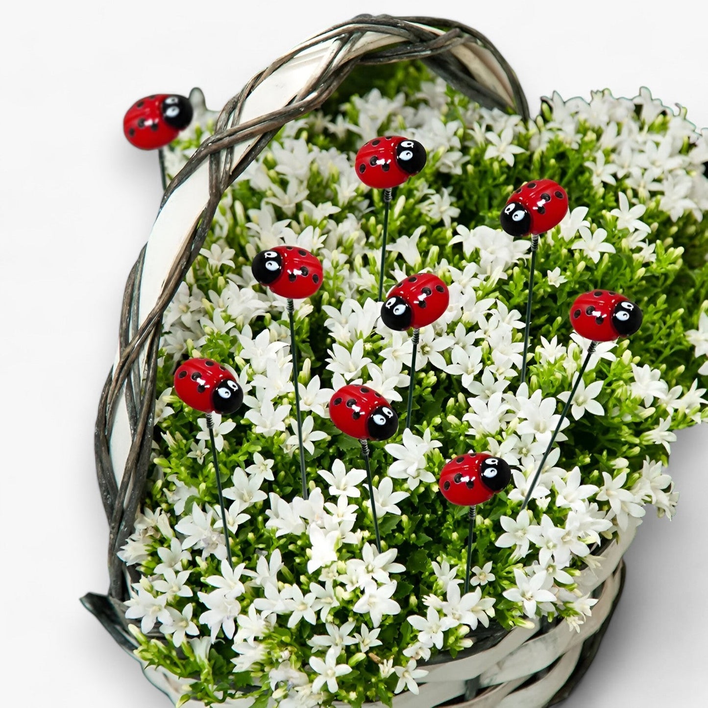 Marienkäfer Gartenstecker Set 10 Stück