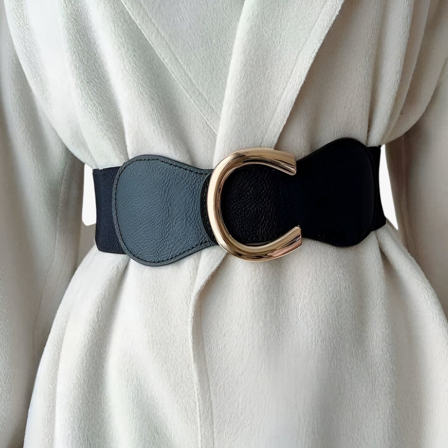 Elise | Lange elastische Taille mit goldener Schnalle